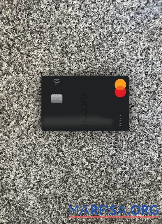 Realistic Turkey Papara mastercard photolook front download for verification